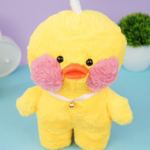 Мягкая игрушка "lalafanfan" желтый, 30 см