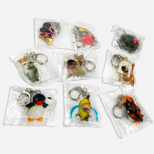 Брелок акриловый "Mur cat" грустный котик