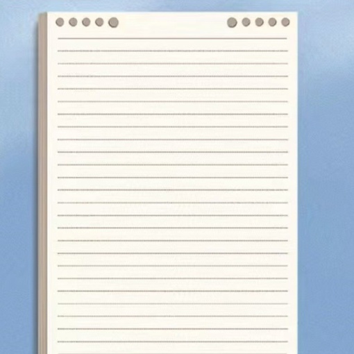 Набор листов для блочной тетради "Линейка" 142х210мм А5, 50шт  