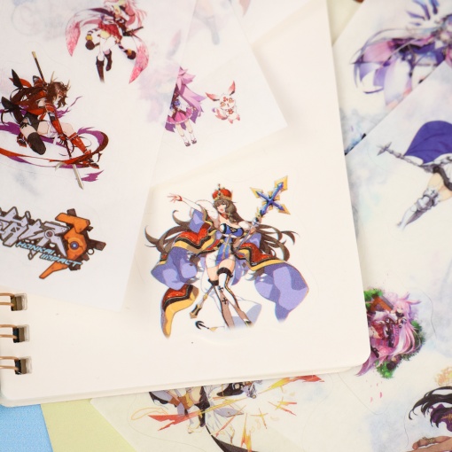 Набор наклеек "Honkai" 6 листов