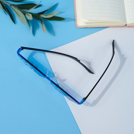 Солнцезащитные очки "Пиксели" Minecraft темно-синий