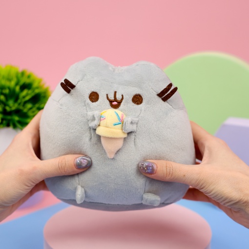Мягкая игрушка "Пушин с мороженым", 15 см