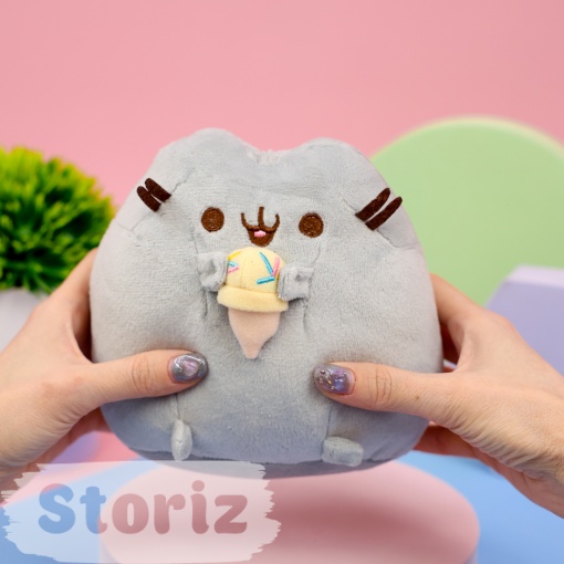 Мягкая игрушка "Пушин с мороженым", 15 см