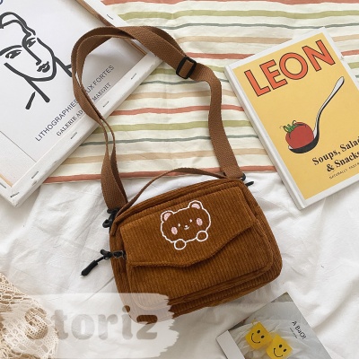 Сумочка через плечо "Bear" коричневый