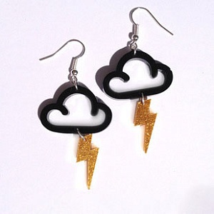 Серьги "Тучи" 