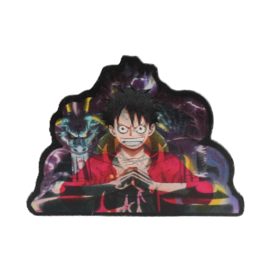 Наклейка голографическая "One Piece" 3D, №09