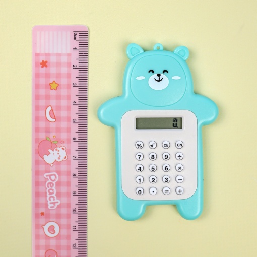 Калькулятор "Мишка" зеленый