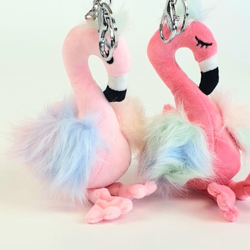 Мягкий брелок "Фламинго"
