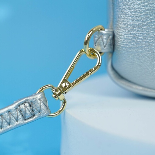 Рюкзак кож.зам."TAOMICMIC" D7015 серебристый