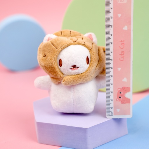 Мягкий брелок "Рыбка-кот" 12см