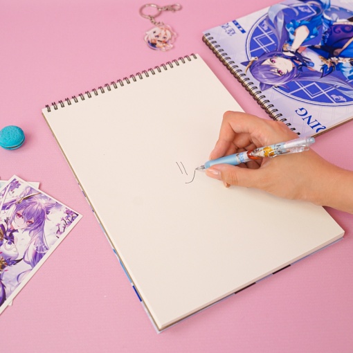 Скетчбук "Genshin Impact" 14, A4 (25 листов)