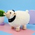 Мягкая игрушка "Sheep" белый, 20см