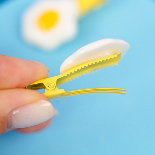 Заколка для волос "Яичница" B