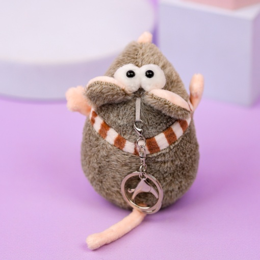 Мягкий брелок "Мышка" 10 см