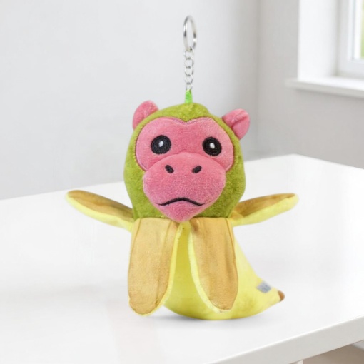 Брелок мягкий "Шимпанзини Бананини"