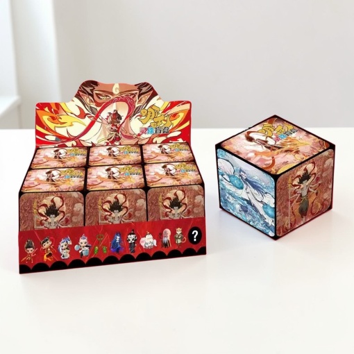 Набор брелков Surprise "Нэчжа" Glass ball, в ассортименте 6шт