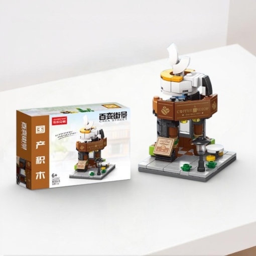 Конструктор "Crea street" CoffeeShop №8755-5 (129 деталей)