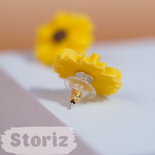 Серьги "Yellow Flower"