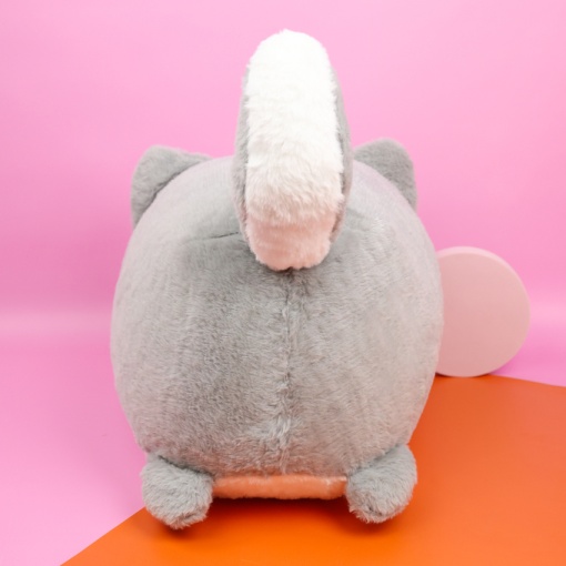 Мягкая игрушка "Хаски" серый, 70см