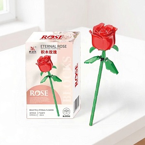 Конструктор "Eternal rose" красный №260-8 (240 деталей)