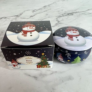 Свеча-арома в баночке "НГ Merry Christmas" Rose оптом