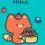 Блокнот на кольцах "Apple Cat" №4 (8х10,5см)