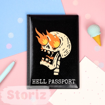 Обложка на паспорт "Hell" STORIZ