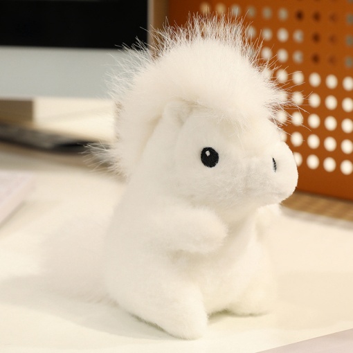 Мягкая игрушка "Little horse" белый, 13см