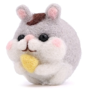 Набор для творчества "Хомяк с сыром" валяние