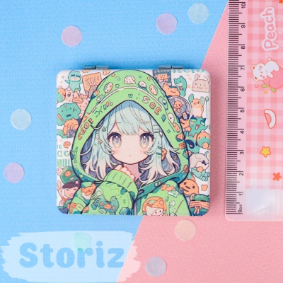Зеркальце карманное "Anime Girl" 506Z46
