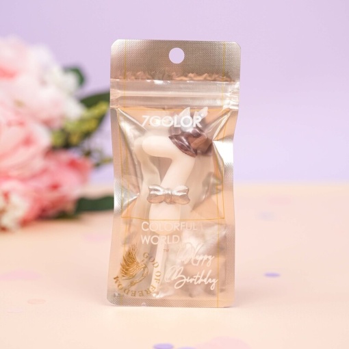 Свеча-цифра для торта "Mr. White", 7 оптом