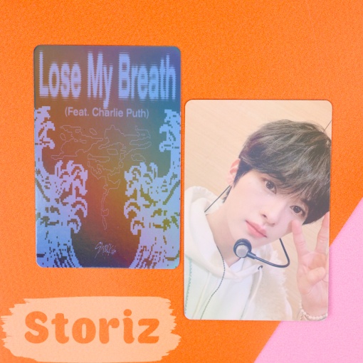 Набор картонных карточек "K-pop" Straykids Lose My Breath Laser, 55шт.