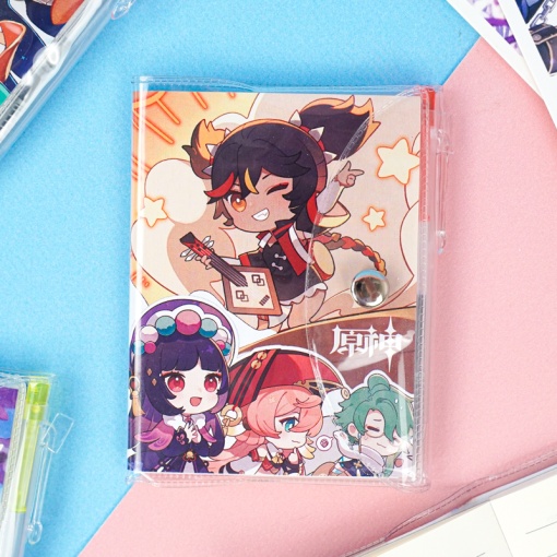 Мини-блокнот с ручкой "Genshin Impact", в асортименте 1 шт.  