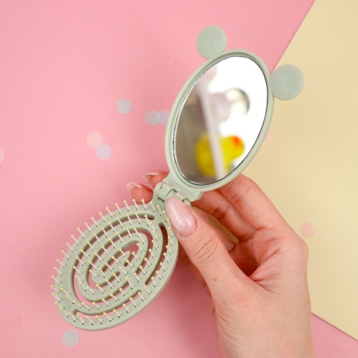 Расческа складная с зеркалом "Кероп"