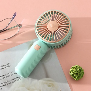 Вентилятор ручной "Mini Fan" зеленый