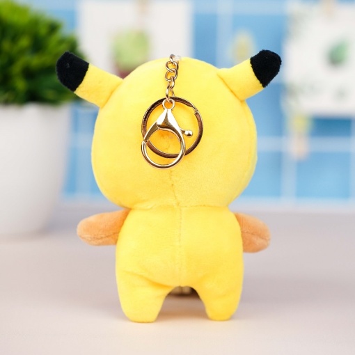 Брелок мягкий "Корги в шапочке" желтый 13 см