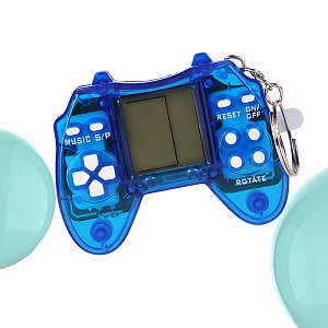 Брелок мини-игра "Тетрис" Джойстик, синий