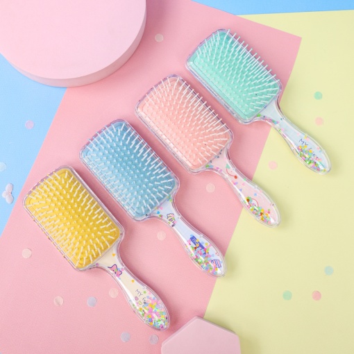 Расческа с блестками "Cute Animals" №3594А,  в ассортименте 1шт.