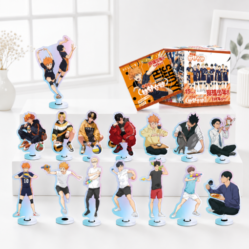 Фигурка акриловая вращающаяся "Haikyu!! team" в ассортименте 1шт оптом