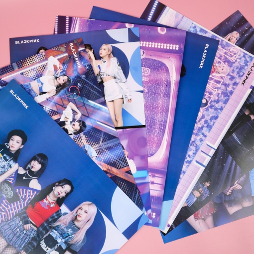 Набор постеров в ассортименте "Black Pink" 8 шт, 42х29см (№1) оптом
