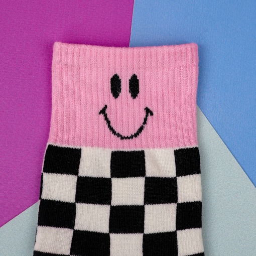 Носки "Smile" розовые, р.37-41