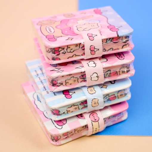 Мини-блокнот "Зайка" 8х8 см, в ассортименте 1 шт.