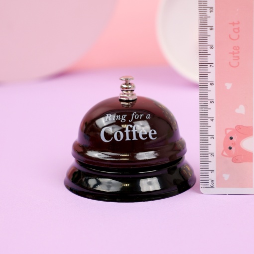 Настольный металлический звонок, коричневый оптом