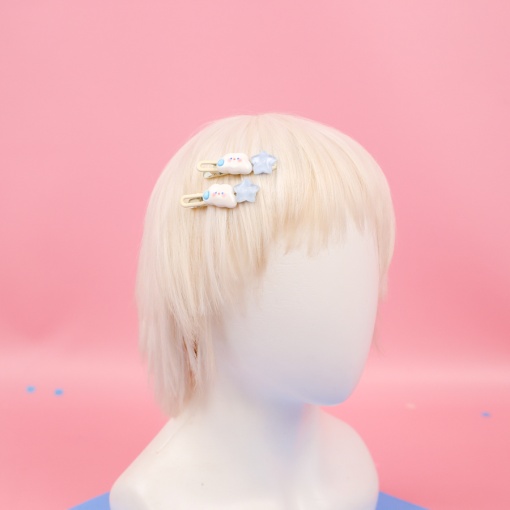 Набор заколок для волос "Облачко и звездочка", 2 шт.