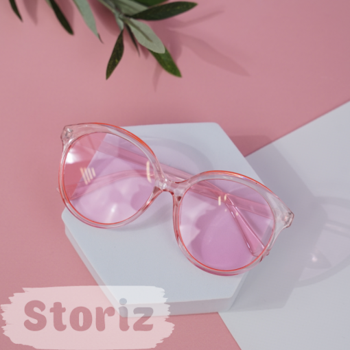 Солнцезащитные очки с чехлом "Color" pink