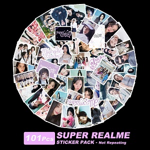 Наклейки для стикер бомбинга "K-Pop" ILLIT (101 шт.)
