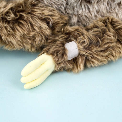 Мягкая игрушка "Ленивец" коричневый, 35см