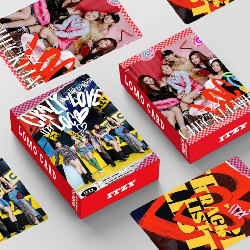 Набор картонных карточек "K-pop" ITZY №1, 30шт.