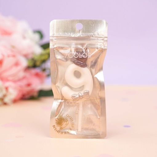 Свеча-цифра для торта "Mr. White", 9 оптом