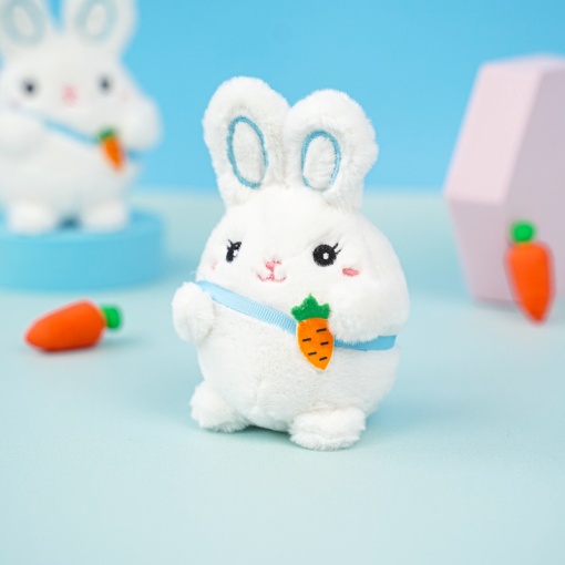 Мягкий брелок "Bunny" белый, 12 см